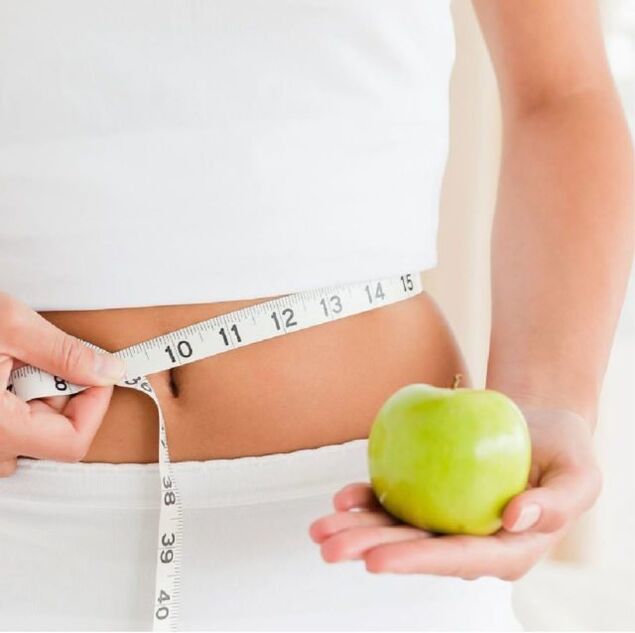 انخفاض في محيط الخصر أثناء فقدان الوزن في أسبوع