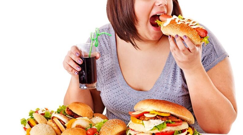 الأطعمة غير الصحية في مرض السكري من النوع 2